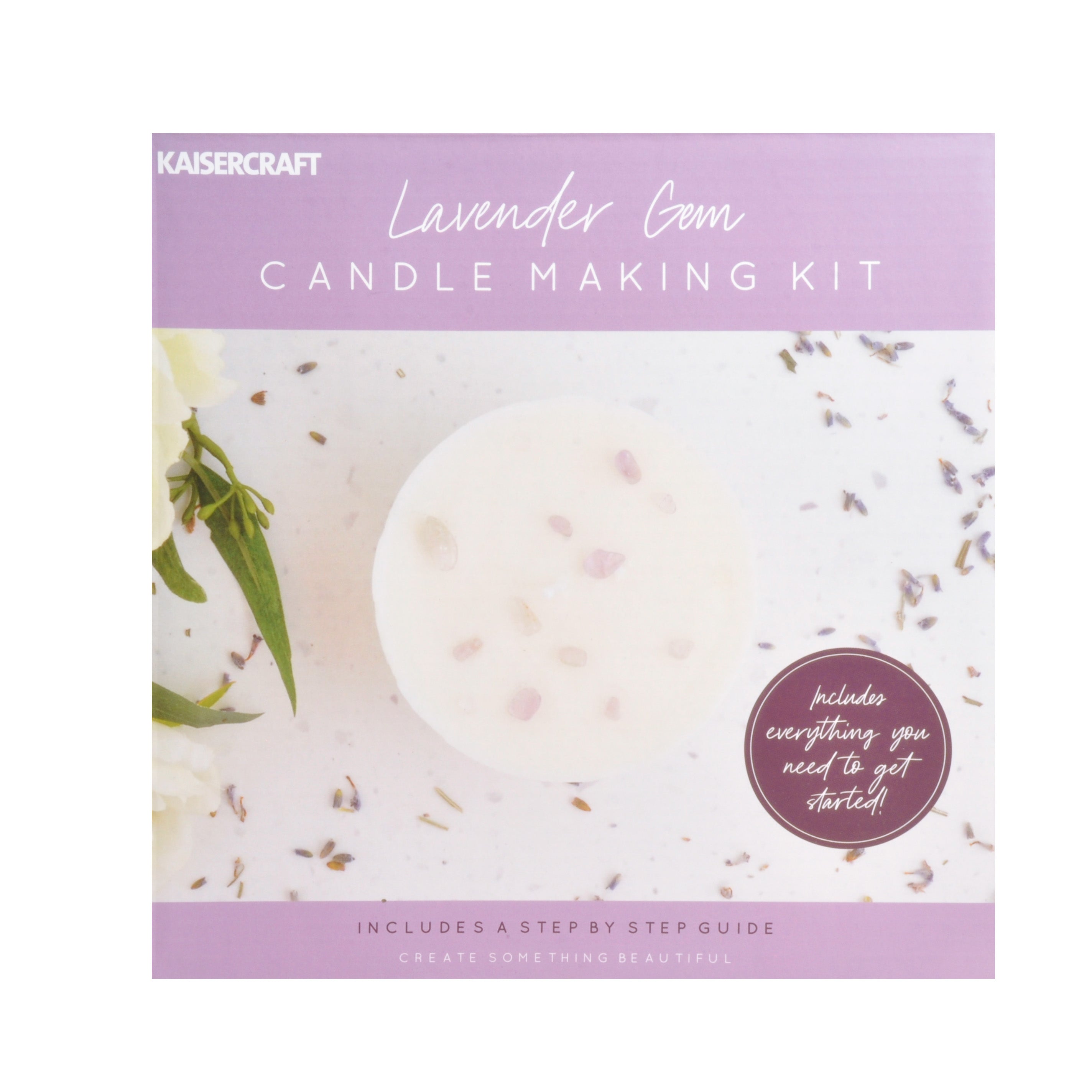 Kaisercraft Lavender Gem Candle Making Kit